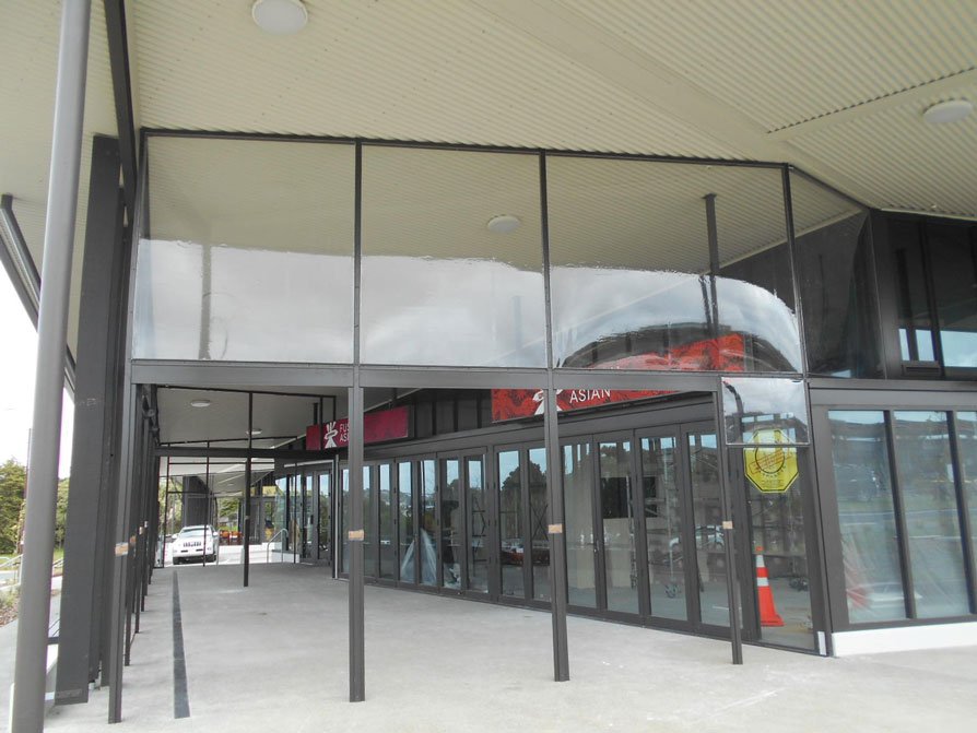 Black Rice restaurant screens by Fresco Shades