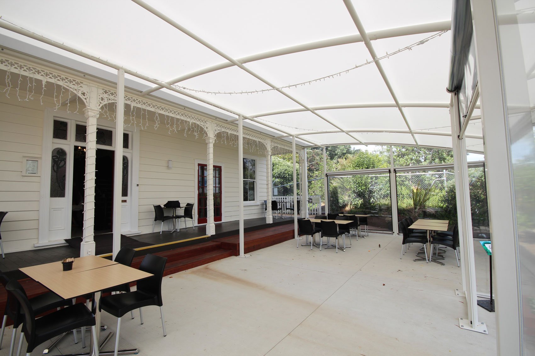 Motat Cafe Canopy by Fresco Shades