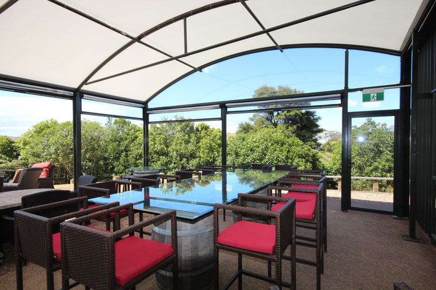 Peacock sky canopy by Fresco Shades